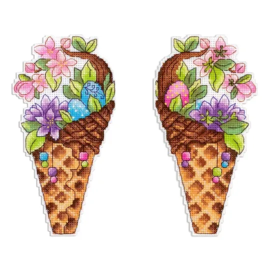 Набор для вышивания крестиком «Вкус весны» 17x9 см SR-1149