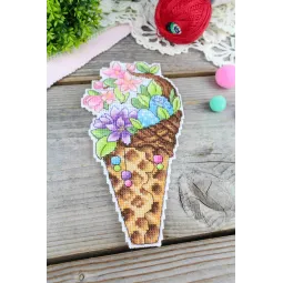 Cross stitch kit "Taste of spring" 17x9 cm SR-1149