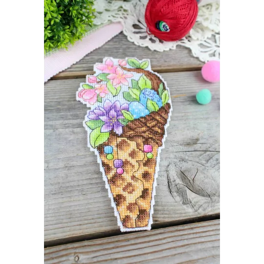 Набор для вышивания крестиком «Вкус весны» 17x9 см SR-1149