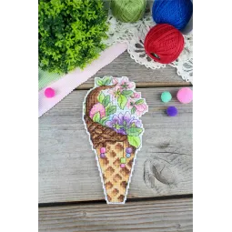 Cross stitch kit "Taste of spring" 17x9 cm SR-1149