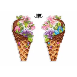 Kreuzstich-Set „Frühlingsgeschmack“ 17x9 cm SR-1149