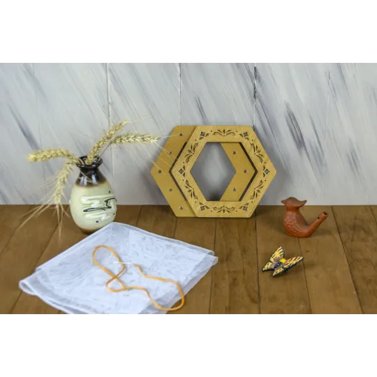 Обруч с магнитами 14x16 см (Дуб) PM-018-1416O