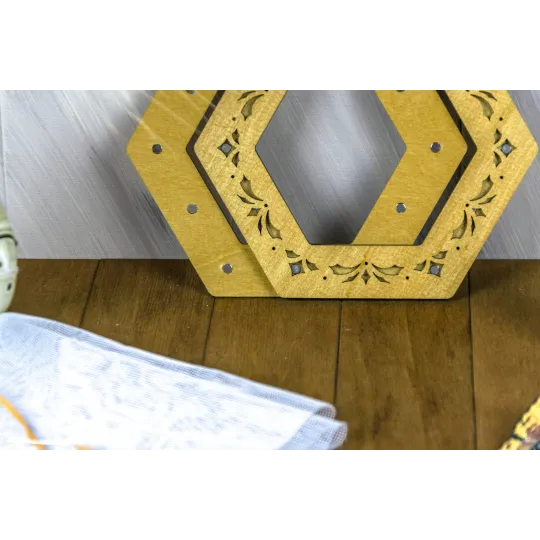 Обруч с магнитами 14x16 см (Дуб) PM-018-1416O