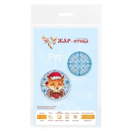 Kryželiu siuvinėjimo rinkinys "Naujametinė arbatos popietė" 9x9 cm SR-1103