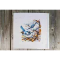 Набор для вышивания крестиком "Пернатые аристократы" 20x18 см SNV-924