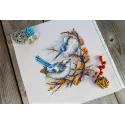 Набор для вышивания крестиком "Пернатые аристократы" 20x18 см SNV-924