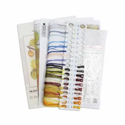 Cross stitch kit "In the autumn forest" 18x19 cm SNV-923