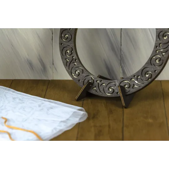 Cercle avec aimants 18 cm (Wenge) PM-017-1818W