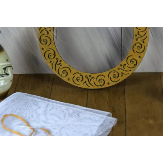 Hoop avec aimants 18 cm (Chêne) PM-017-1818O