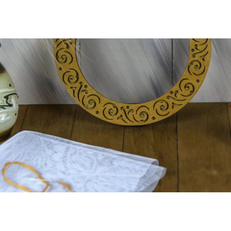 Hoop avec aimants 18 cm (Chêne) PM-017-1818O