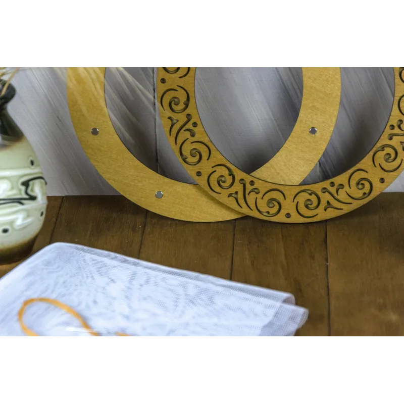 Hoop avec aimants 18 cm (Chêne) PM-017-1818O