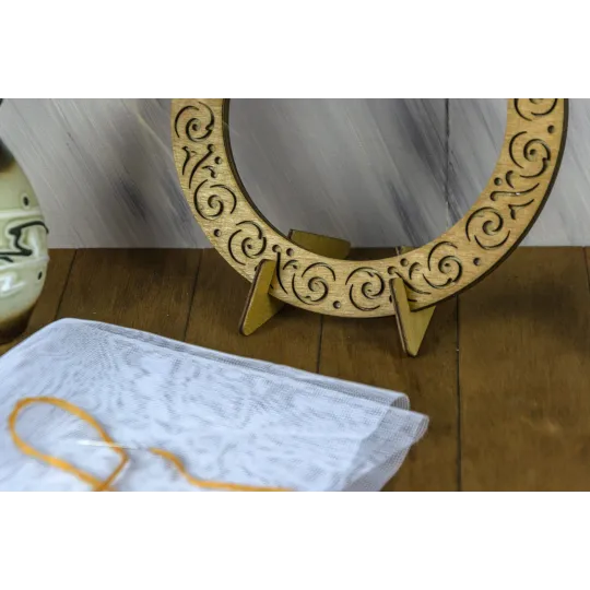 Hoop avec aimants 18 cm (Chêne) PM-017-1818O