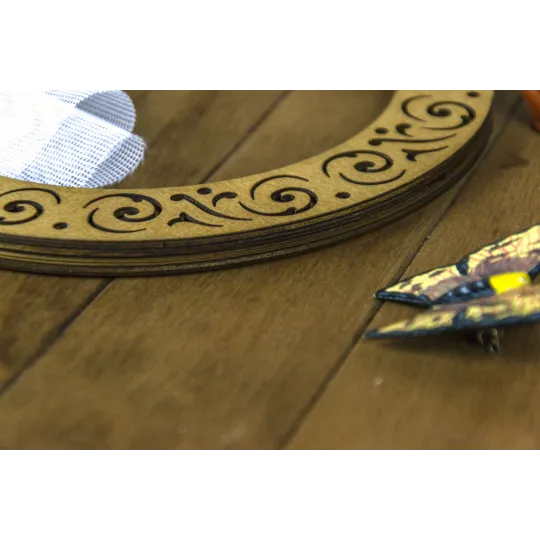 Hoop mit Magneten 18 cm (Eiche) PM-017-1818O