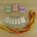 Spulen, Spulen Muster 2 (Packung mit 50) BB-004-50