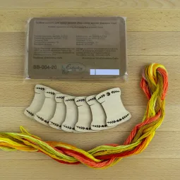 Ritės, špulės, 2 modelis (20 vnt pakuotė) BB-004-20