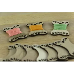 Spools, bobbins Pattern 1 (pack of 50) BB-003-50