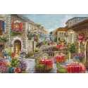 Cross Stitch Kit Fiori Caffes 52x35cm SBU5080