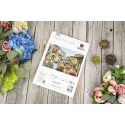 Kit de point de croix Fiori Caffes 52x35cm SBU5080
