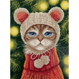 Kit de point de croix PANNA "Ambiance de Nouvel An" 16x21 cm PPR-7263