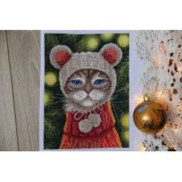 Cross stitch kit PANNA "New Year mood" 16x21 cm PPR-7263