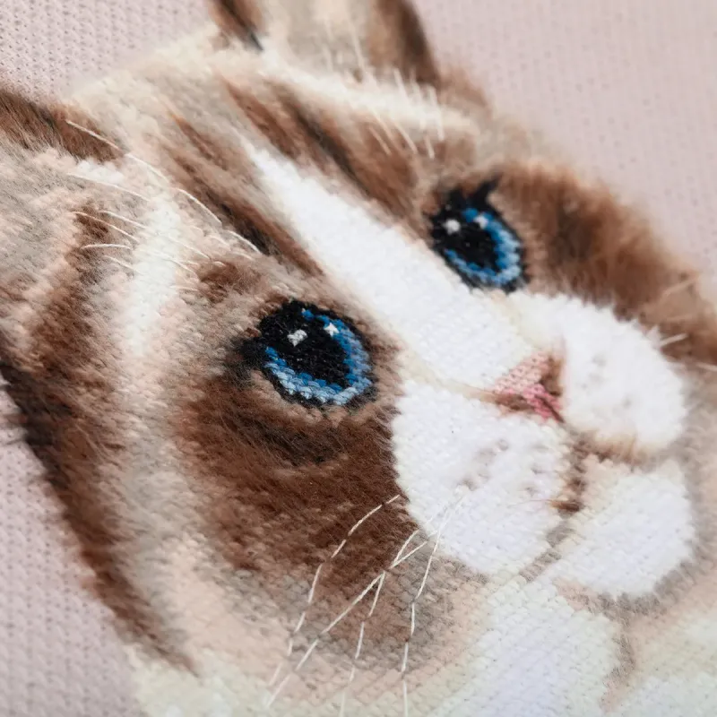 Kryželių siuvinėjimo rinkinys PANNA "Ragdoll" 19.5x24.5 cm PJ-7411