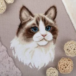 Набор для вышивания крестом PANNA "Ragdoll" 19.5x24.5 cm PJ-7411
