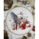 Kreuzstich-Set "Waxwing" 19x19,5 cm SANS-72