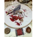 Cross stitch kit "Waxwing" 19x19.5 cm SANS-72
