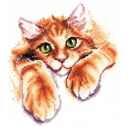 Kit de point de croix "Bonheur rouge" 17x18.5 cm SANR-56