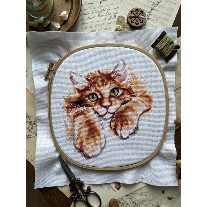 Набор для вышивания крестиком «Красное счастье» 17x18.5 см SANR-56