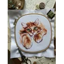 Cross stitch kit "Red happiness" 17x18.5 cm SANR-56