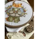 Cross stitch kit "Autumn coffee" 15x16.5 cm SANO-33