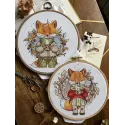 Cross stitch kit "Autumn coffee" 15x16.5 cm SANO-33