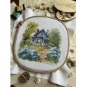 Kreuzstich-Set "Im Landhaus" 17,5 x 17 cm SANN-37