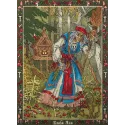 Kit de point de croix PANNA "Mythologie slave. Baba Yaga" 27x36.5 cm PVS-7408