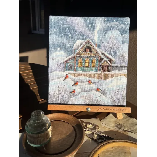 Cross stitch kit "Where it's warm" 23 х 25,5 cm SANT-18