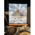 Kreuzstich-Set "Wo es warm ist" 23 х 25,5 cm SANT-18