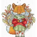Kit de point de croix "Thé d'automne" 15 х 17 cm SANO-32