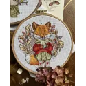 Kit de point de croix "Thé d'automne" 15 х 17 cm SANO-32