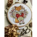 Набор для вышивания крестом «Осенний чай» 15 х 17 cm SANO-32