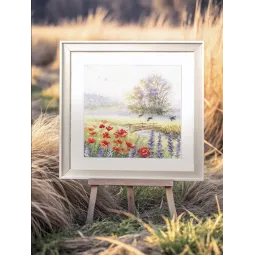 Набор для вышивания крестом "Летние акварели. Стрижи" S3-37