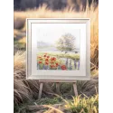 Kreuzstich-Set "Sommerwasserfarben. Mauersegler" S3-37