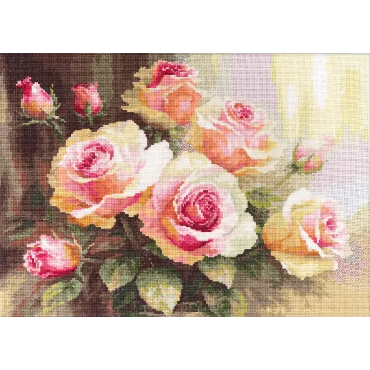 Набор для вышивания крестиком "Розы в солнечном свете" S2-54