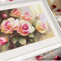 Kreuzstich-Set "Rosen im Sonnenlicht" S2-54