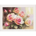 Kreuzstich-Set "Rosen im Sonnenlicht" S2-54