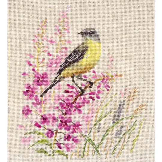 Cross stitch kit "Wagtail" S1-38