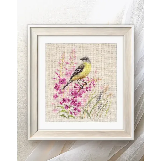 Cross stitch kit "Wagtail" S1-38