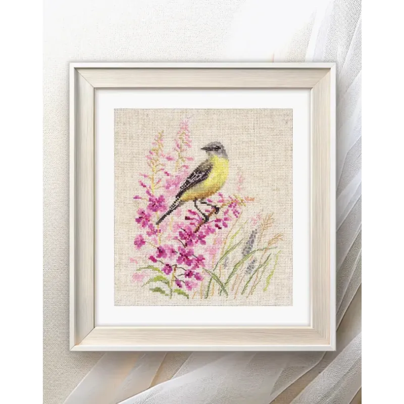 Cross stitch kit "Wagtail" S1-38