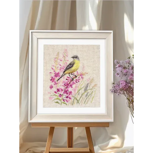 Cross stitch kit "Wagtail" S1-38
