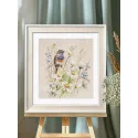 Cross stitch kit "Bluethroat" S1-39